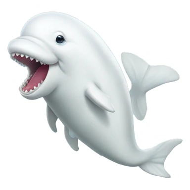 Beluga chomp sticker