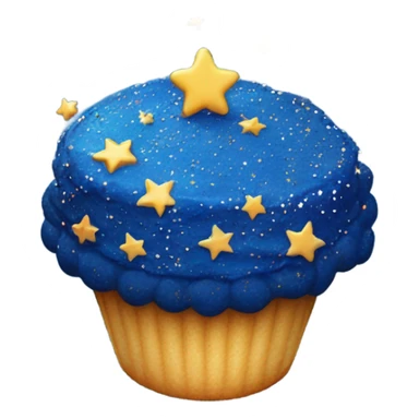 Shining star sky cake sticker