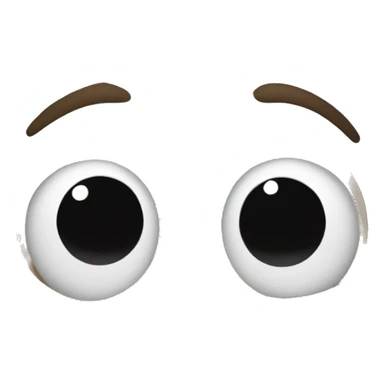 Nervous hiding face sticker