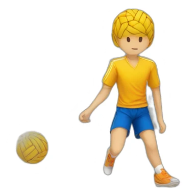 sepak takraw sticker