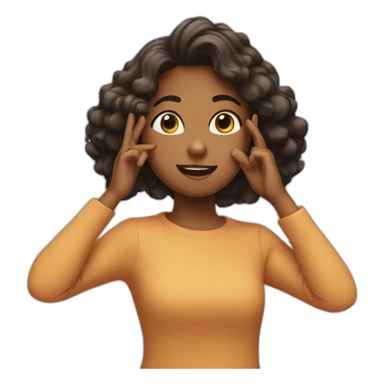 Fille qui dab sticker