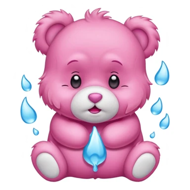 Care bear sad  sticker