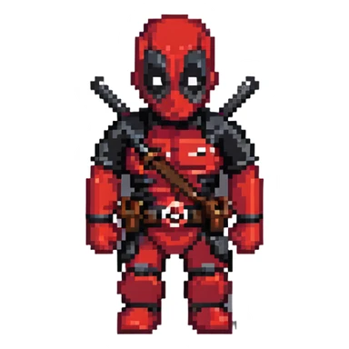 deadpool superhero sticker