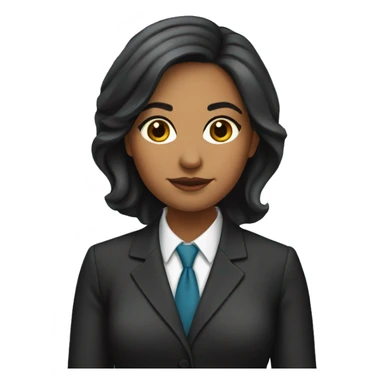 Latina girl lawyer sticker