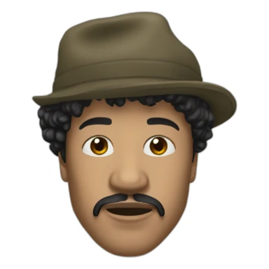 Menace Santana rappeur français sticker