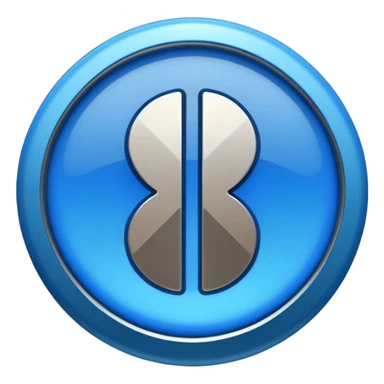 buetooth logo simbology sticker