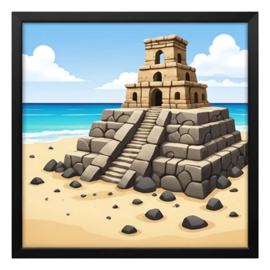 Ruinas rock pillage- Playa Del Carmen sticker