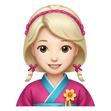 Hanbok sticker