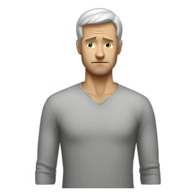 stressed out white man sticker