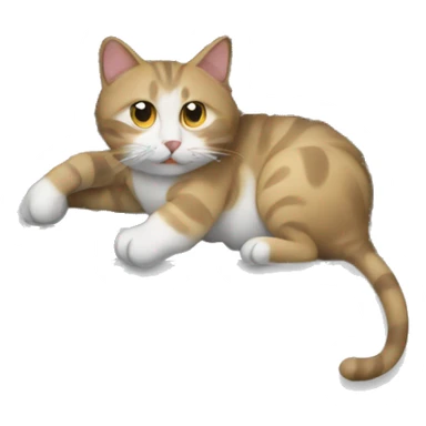 cat work at laptop like developer sticker