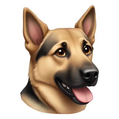 Lab mixed German Shepard  sticker