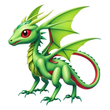 Shiny Exotic Flygon-Leafeom-Celebi-Scyther-Hybrid-Creature sticker