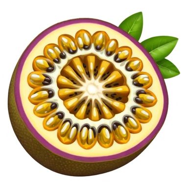 Un fruit de la passion ouvert sticker