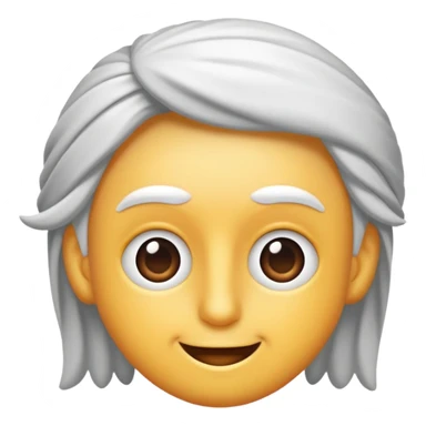 Kafasında siyah şapka olan sima sticker