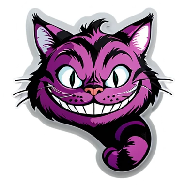 Cheshire Cat sticker