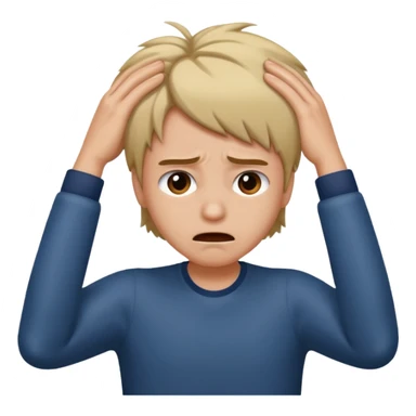 Péter un plomb/ s'arracher les cheveux  sticker