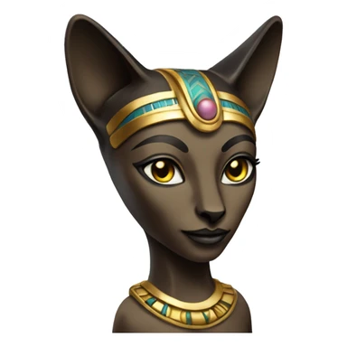 Figurine of the goddess Bastet sticker