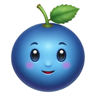 blue berry sticker