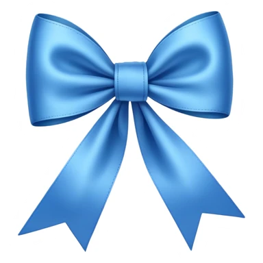 fiocco azzurro sticker