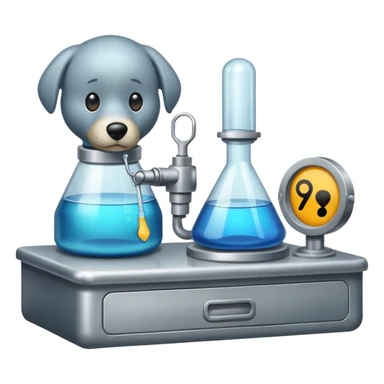 Secretive big lab in a deserted place sticker