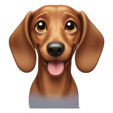 Happy dachshund  sticker