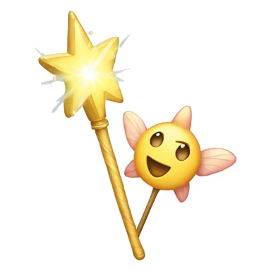 Fairy wand sticker