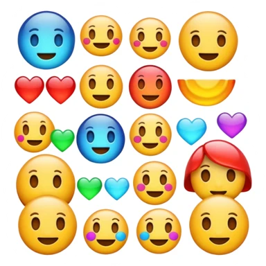 Emojis aesthetic ios 18 sticker