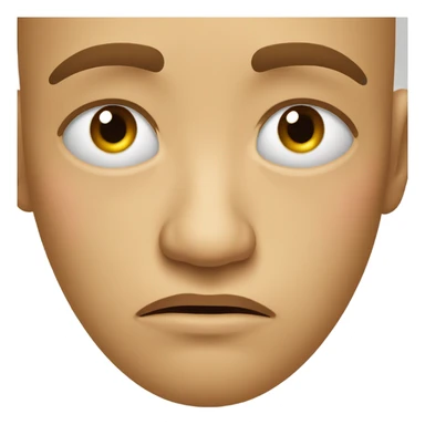 Sad face but angry  sticker