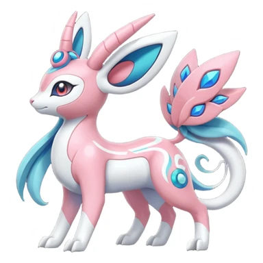 Meloetta-Sylveon-Dialga-Suicune-Palkia-fusion sticker