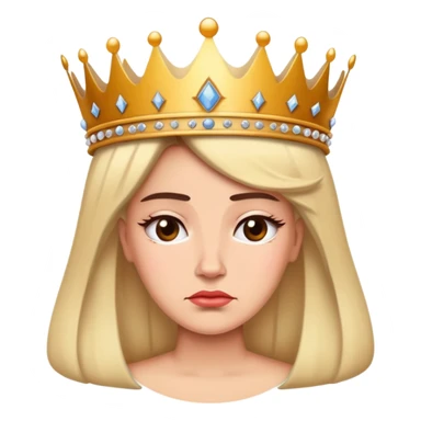 queen being dethrowned sticker