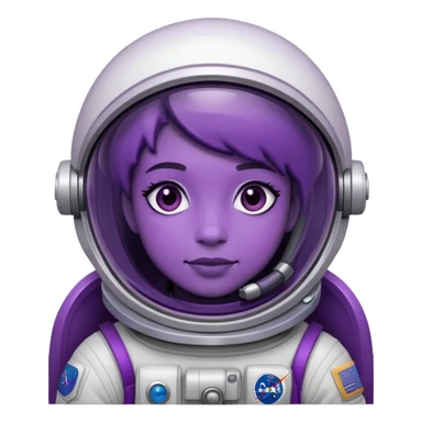 astronauta violeta sticker