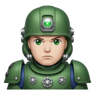 Green Eye Warhammer 40K sticker
