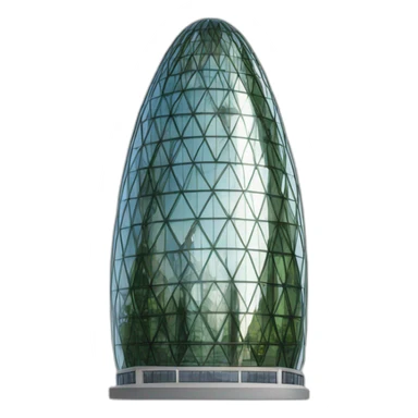 London gherkin glass building sticker