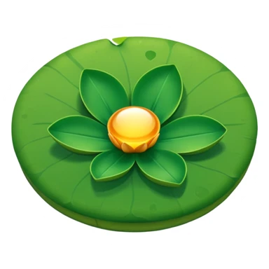 Lily pad only sticker