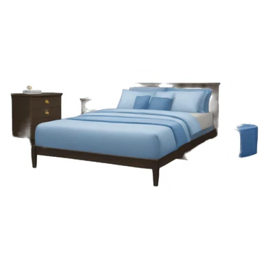 blue bedroom sticker