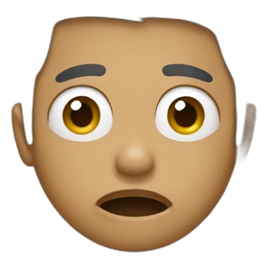 Brown artdirector crying sticker