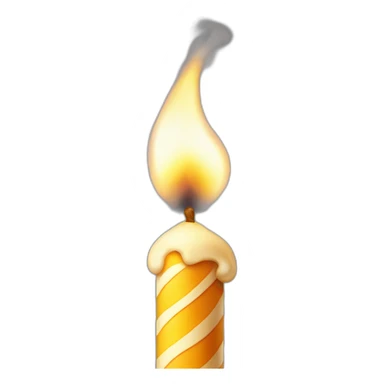large-birthday-candle-smoke sticker