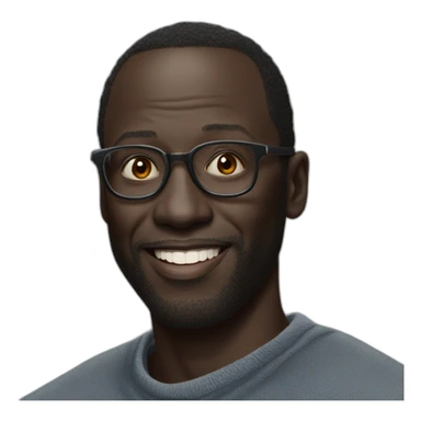 Omar sy realist sticker