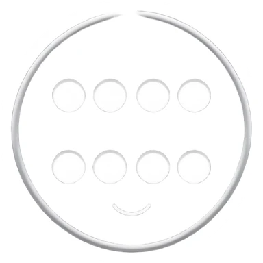 Dark mode icon, flat, white. sticker