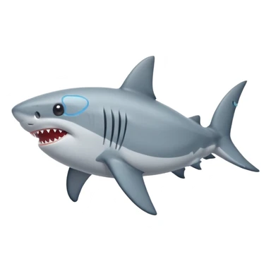 Pregnant shark sticker