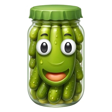 Pickle man sticker