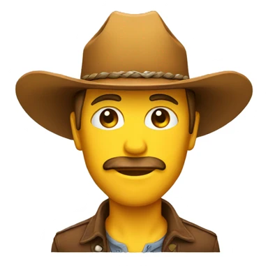 git merge with cowboy hat sticker