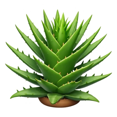 Aloe plant sticker