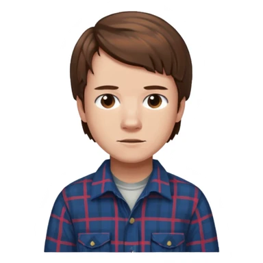 Will from Stranger Things saying can we play Minecraft now? sticker