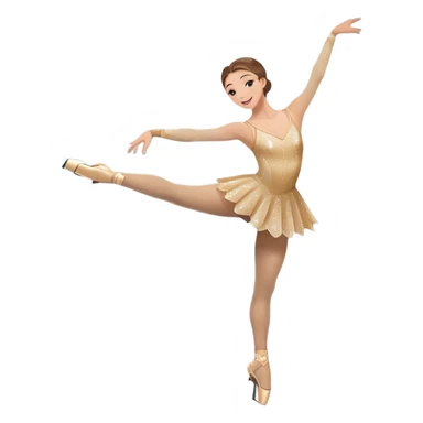 An icon featuring a graceful figure skater performing an elegant spin on a glistening ice rink. The background includes soft lighting, a crowd in the stands, and snowflakes gently falling. Transparent background highlights the beauty, artistry, and precision of figure skating. sticker