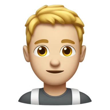 Super thin boy fitness funny  sticker