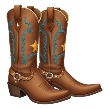 Cowboy boots sticker
