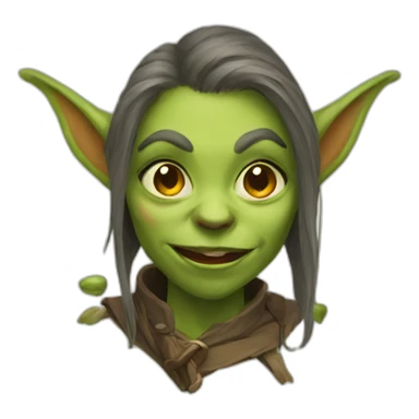 female-goblin sticker