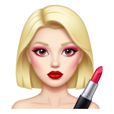 lgbt baddie with lipstick sticker