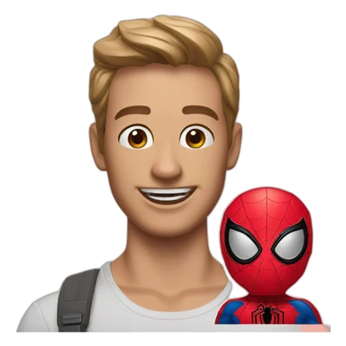 Spiderman animoji sticker